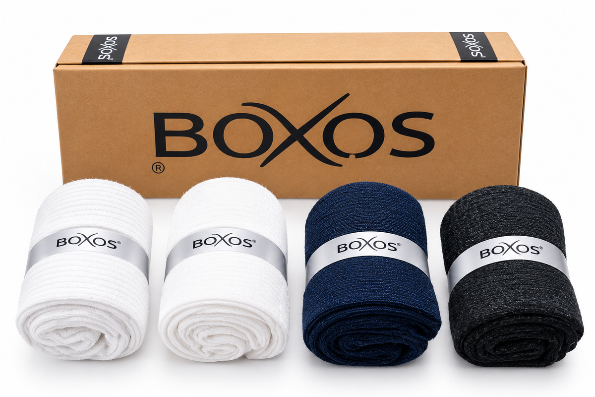 BoxoS Men’s Socks – Pack of 4 Pairs