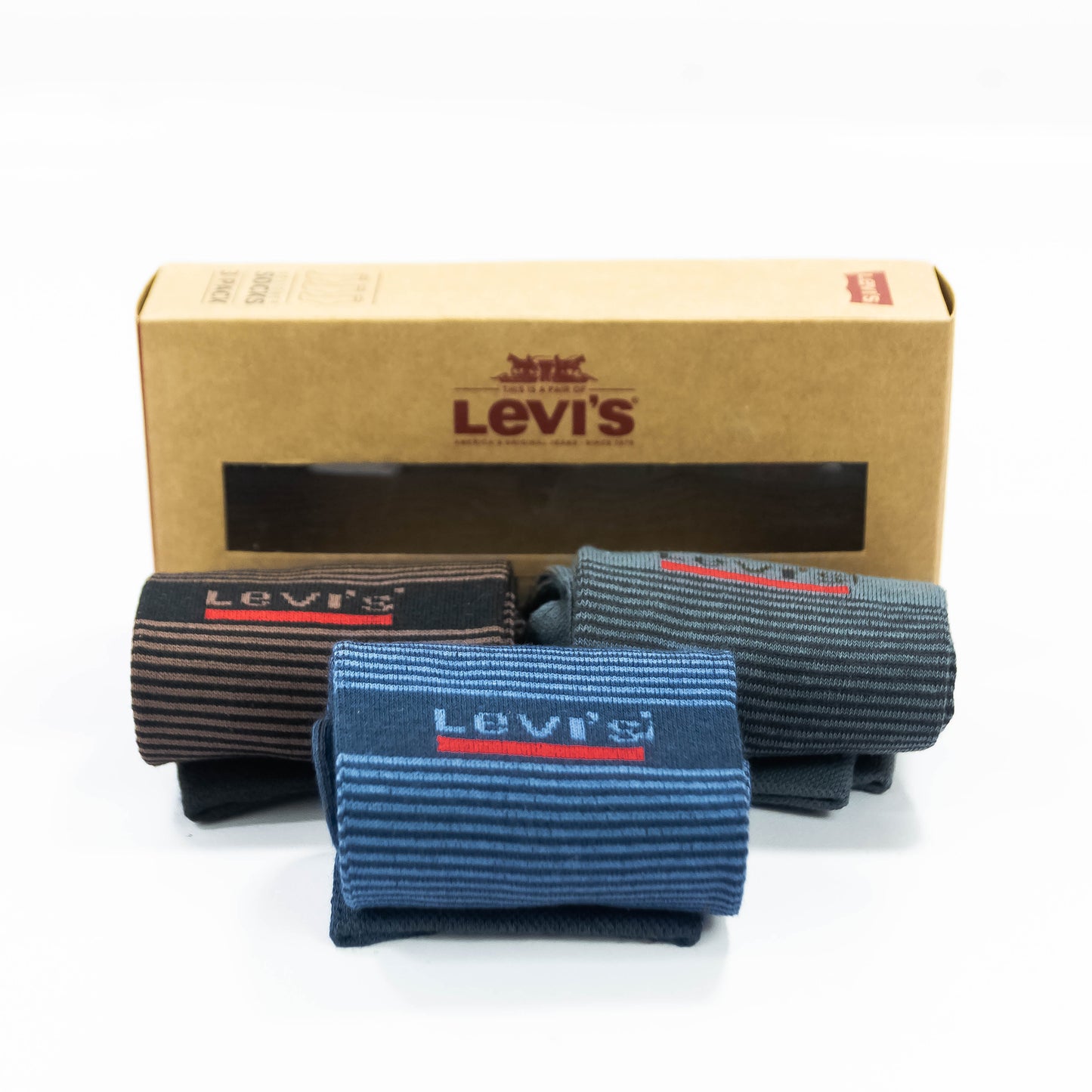 CRS L-E-V-I-S ANKLE SOCKS ( PACK OF 3 )