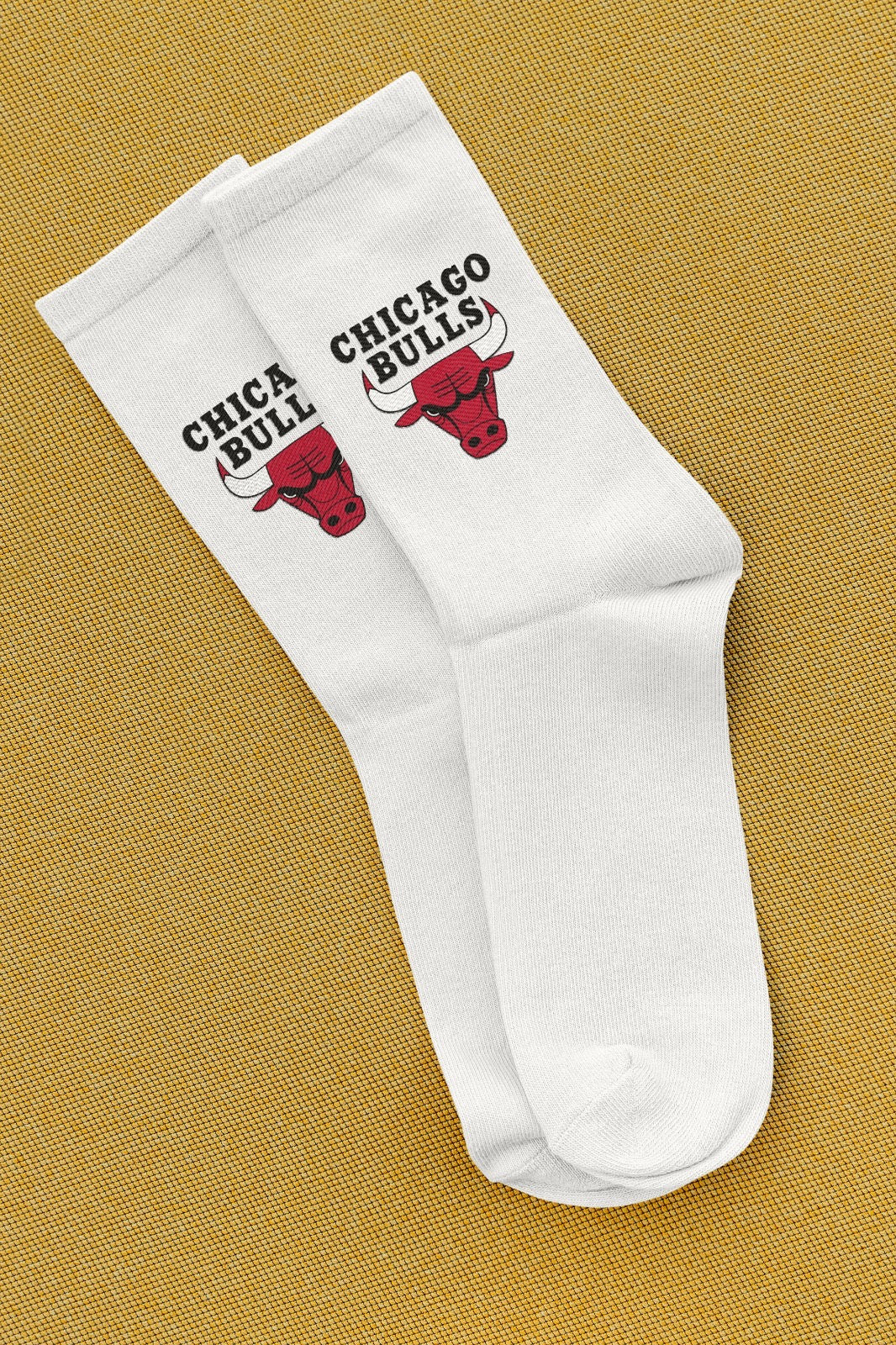 CRS CHICAGO BULLS COTTON SPORTS SOCKS ( PACK OF 3 )
