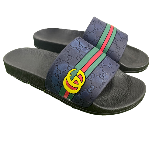 CRS- G-U-C-C-I MILLED SLIPPERS GREY