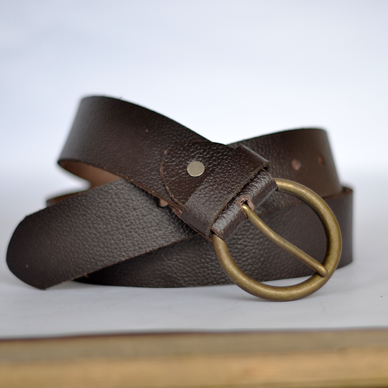 CRS PREMIUM CHOCO BROWN LEATHER BELT