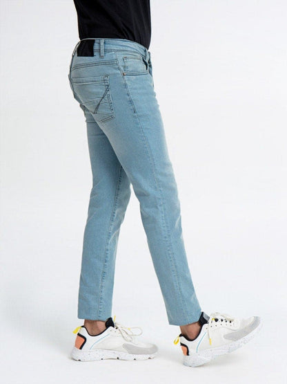 Stretch Light-blue Jeans Slim-Fit