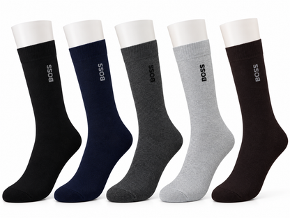 H-ugo B-oss Men’s Formal Socks – Pack of 5