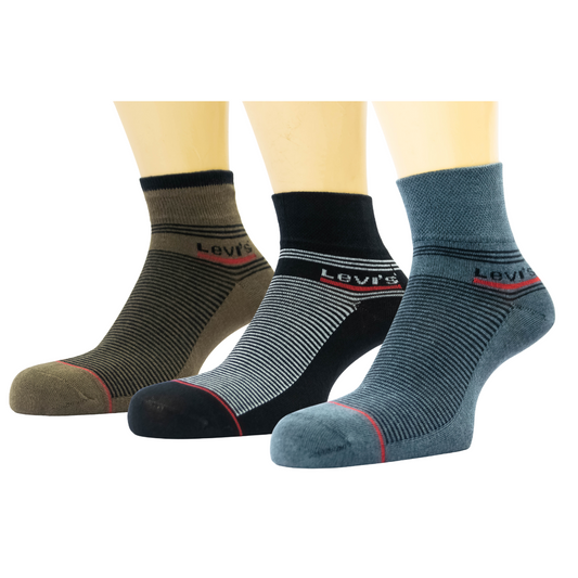 CRS L-E-V-I-S ANKLE SOCKS ( PACK OF 3 )