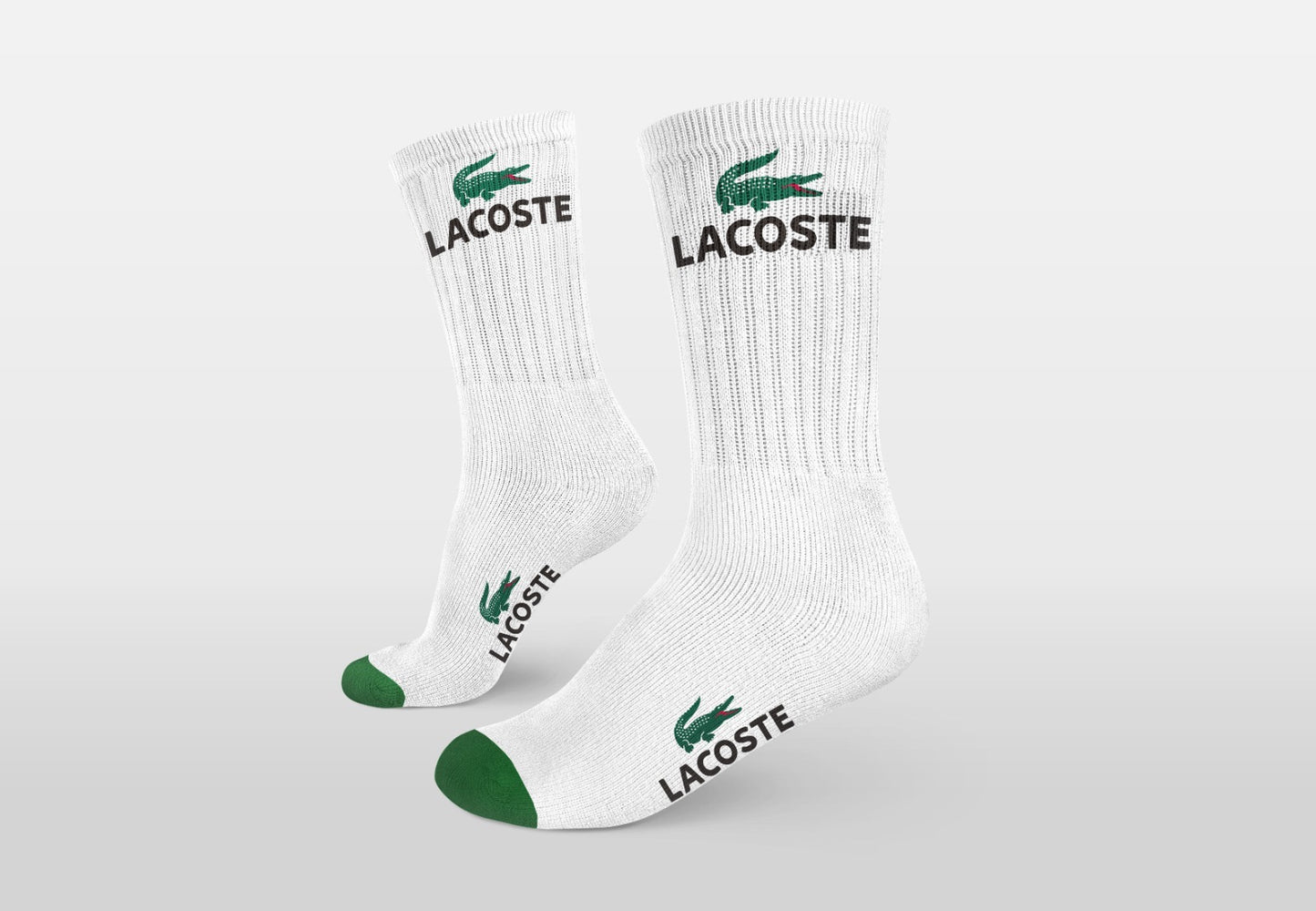 CRS LACOSTE COTTON SPORTS SOCKS ( PACK OF 3 )