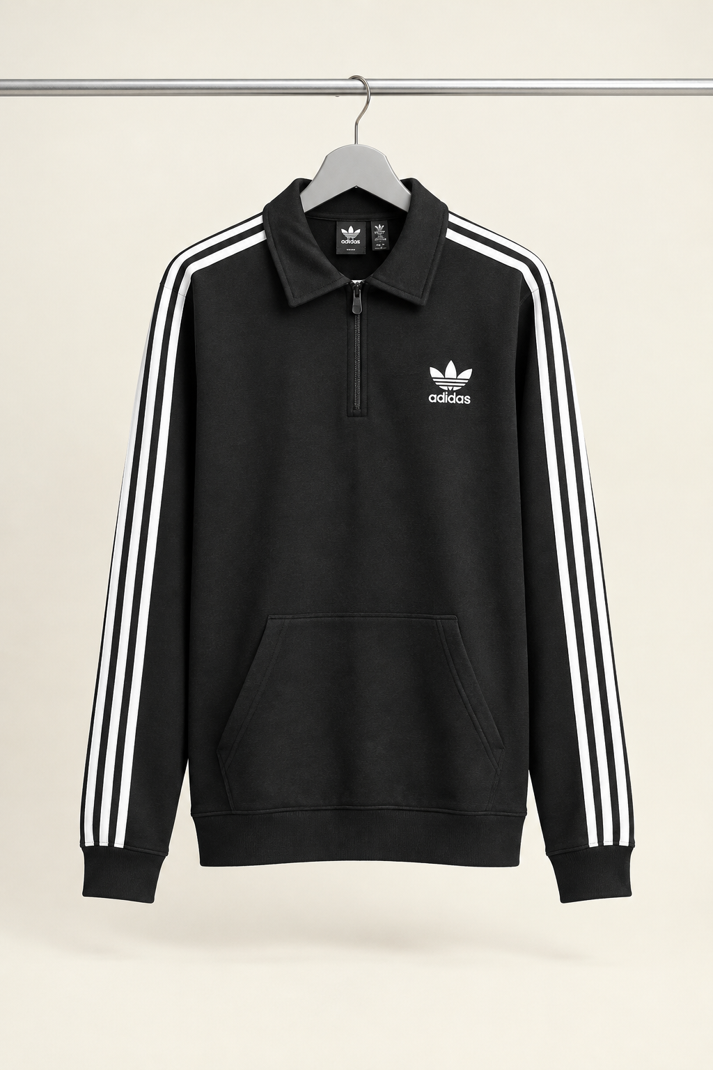 3-Stripes Winter Sweatshirt – Black