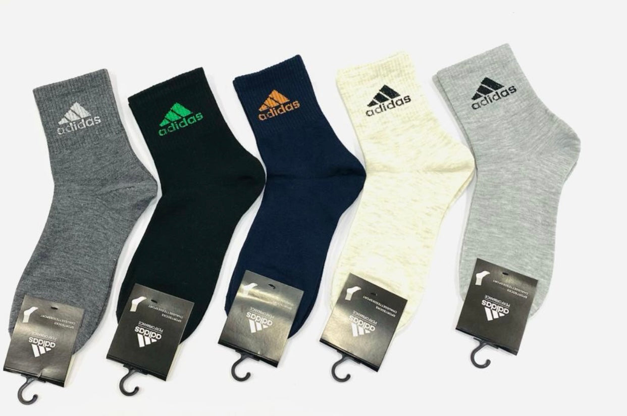 CRS BRANDED LONG ANKLE SOCKS (Pack of 5 )