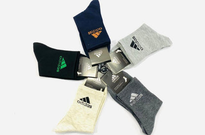 CRS BRANDED LONG ANKLE SOCKS (Pack of 5 )