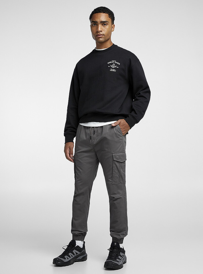 GREY CARGO TROUSER