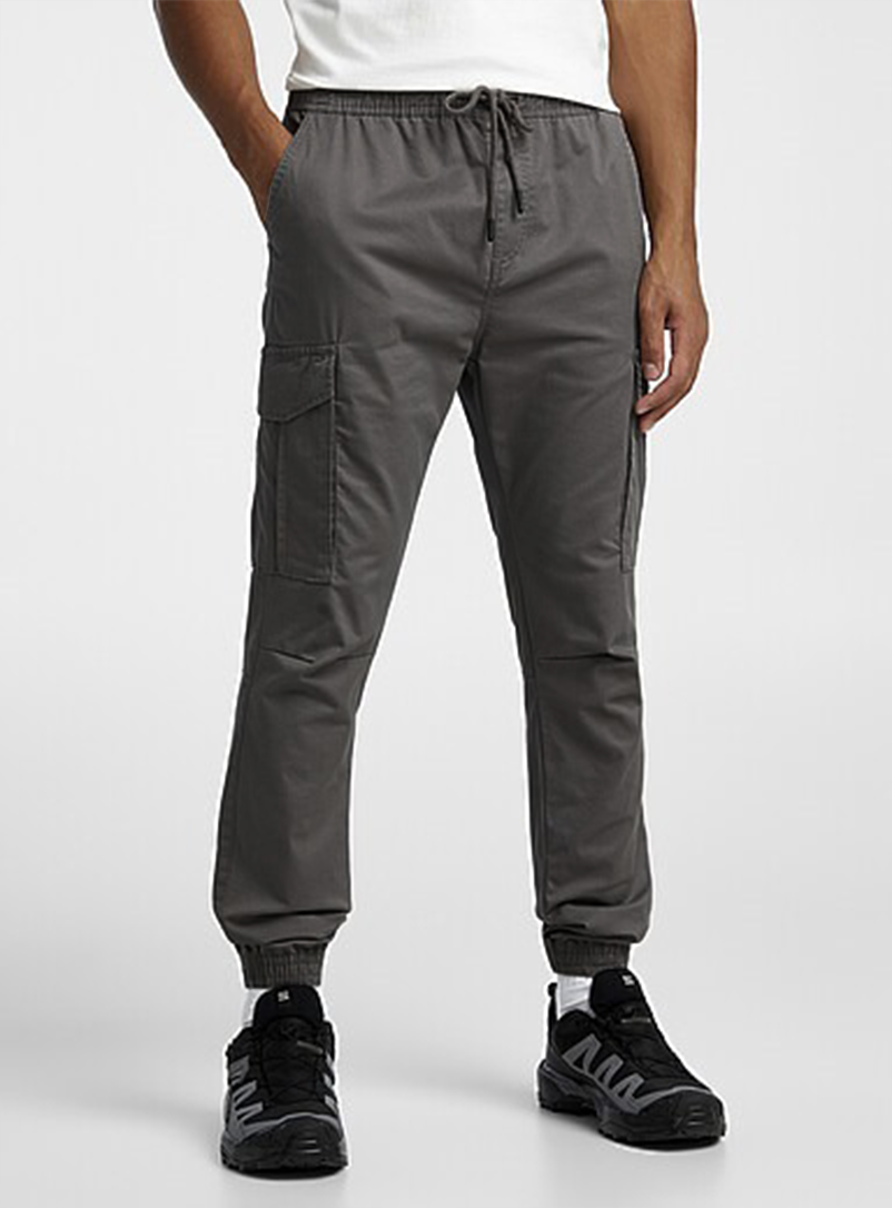 GREY CARGO TROUSER