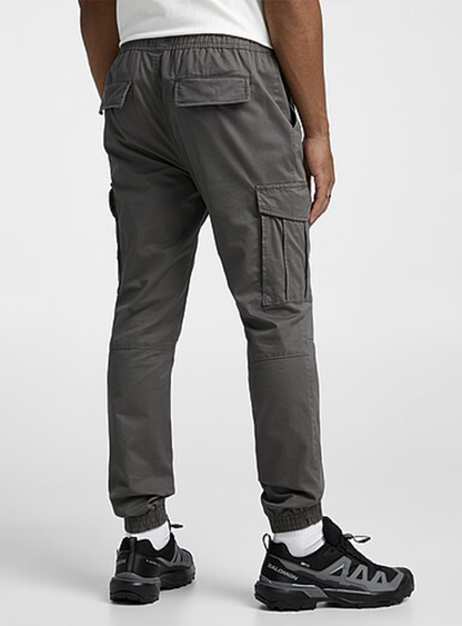 GREY CARGO TROUSER