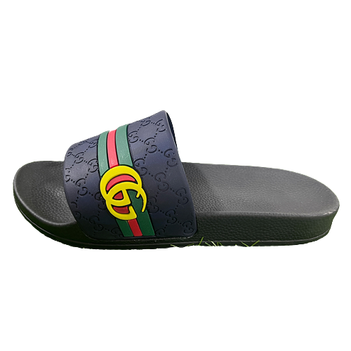 CRS- G-U-C-C-I MILLED SLIPPERS GREY