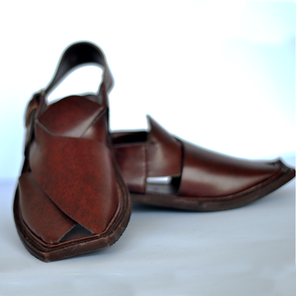 BROWN LEATHER KHERI