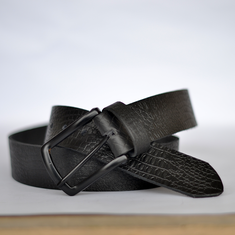 CRS TEXTURED LEATHER BELT
