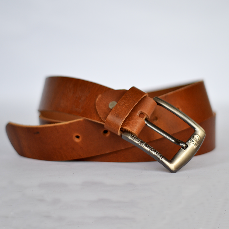 CRS MUSTARD PREMIUM LEATHER BELT