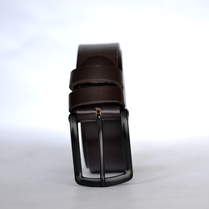 CRS PREMIUM CHOCO BROWN LEATHER BELT