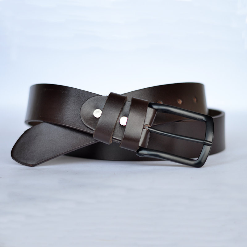 CRS PREMIUM CHOCO BROWN LEATHER BELT