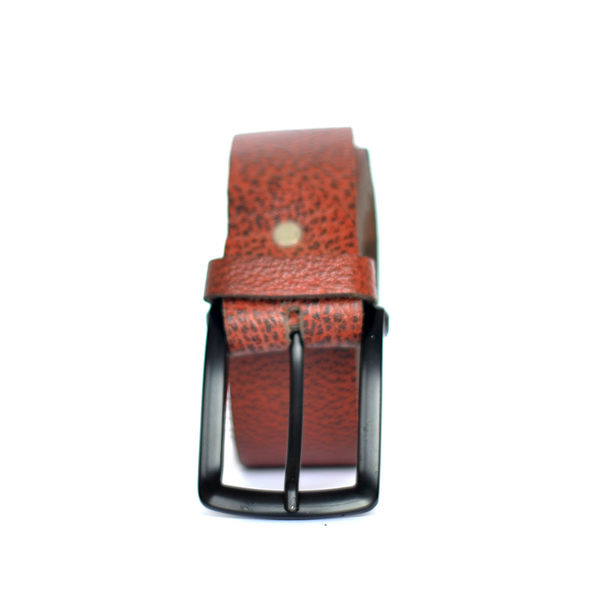 CRS PREMIUM BROWN ABSTRACT LEATHER BELT