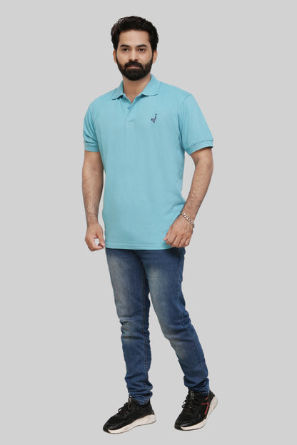 SKYBLUE POLO T-SHIRT